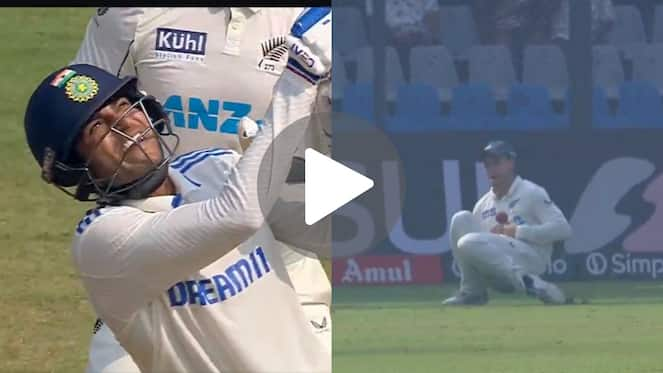 [Watch] Mark Chapman's Comical Fielding Gives Shubman Gill A Lifeline In Mumbai Test